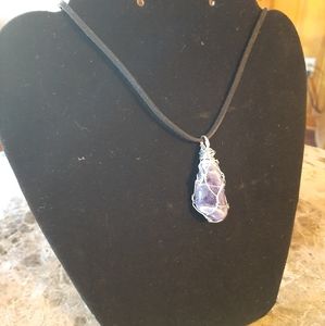 Amethyst necklace.
